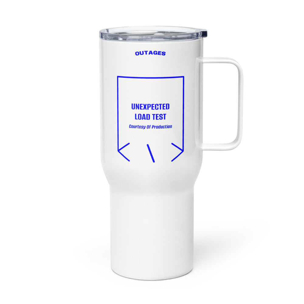 Unexpected Load Test — White Blue back mockup (25 oz)