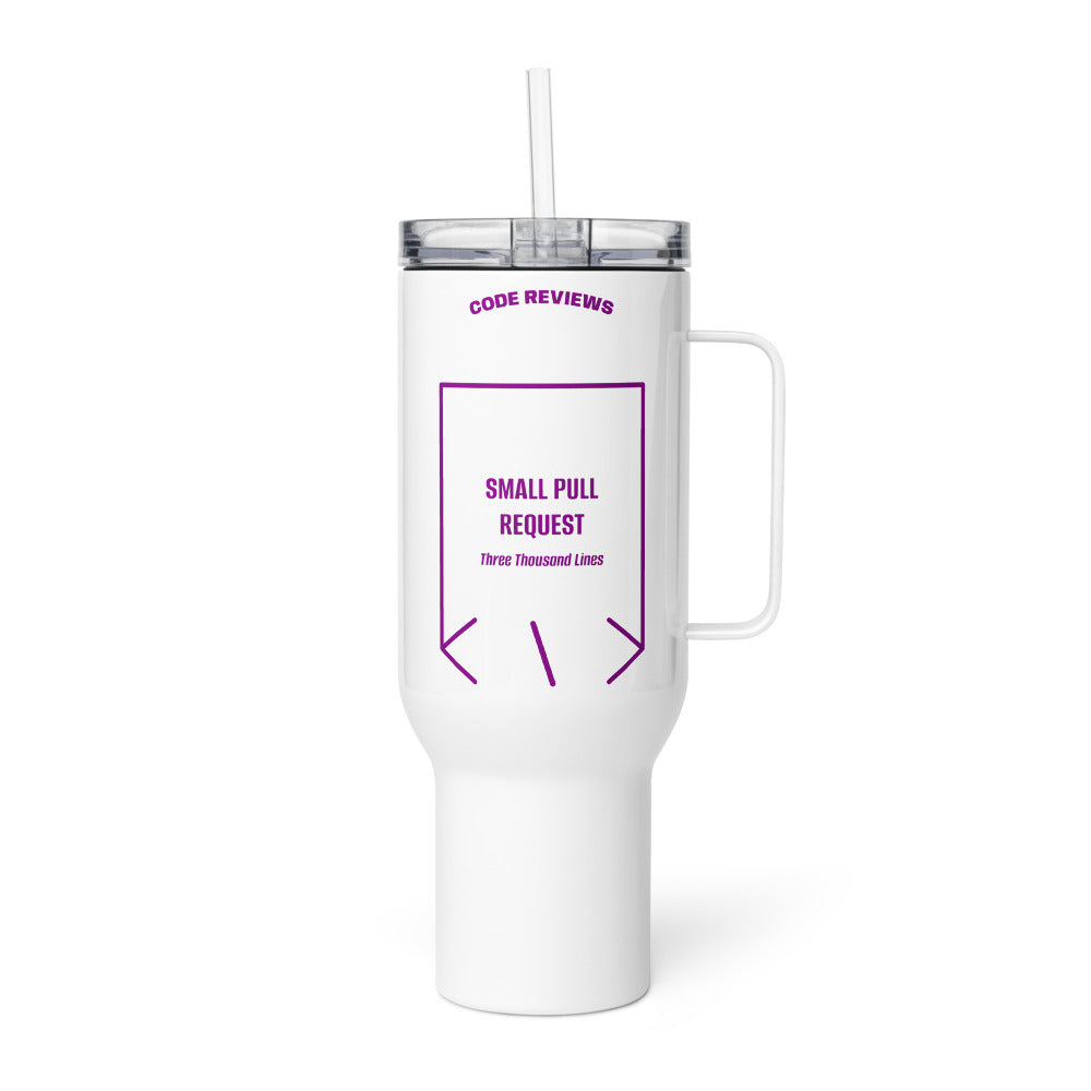 Small Pull Request — White Purple back mockup (40 oz)