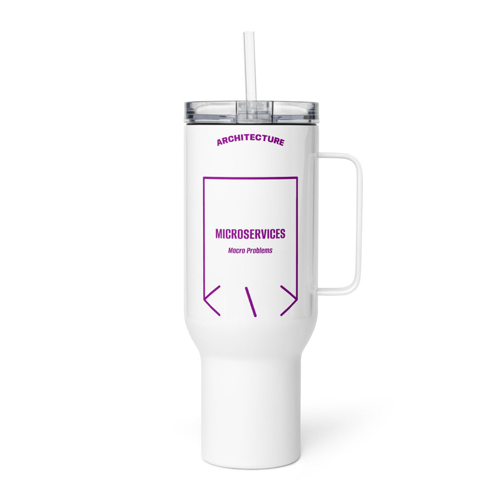 Microservices — White Purple back mockup (40 oz)