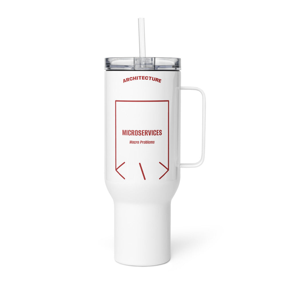 Microservices — White Brown back mockup (40 oz)