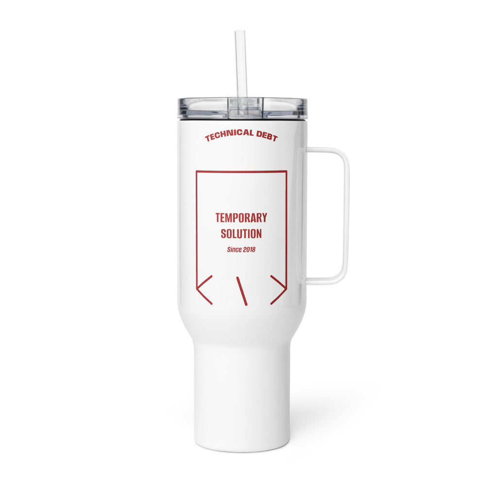 Temporary Solution — White Brown back mockup (40 oz)