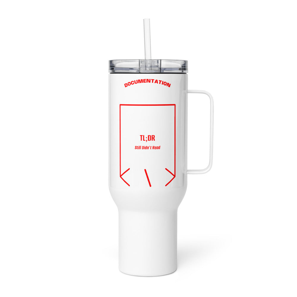 TL;DR — White Red back mockup (40 oz)