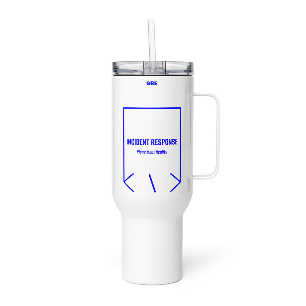 Incident Response — White Blue back mockup (40 oz)