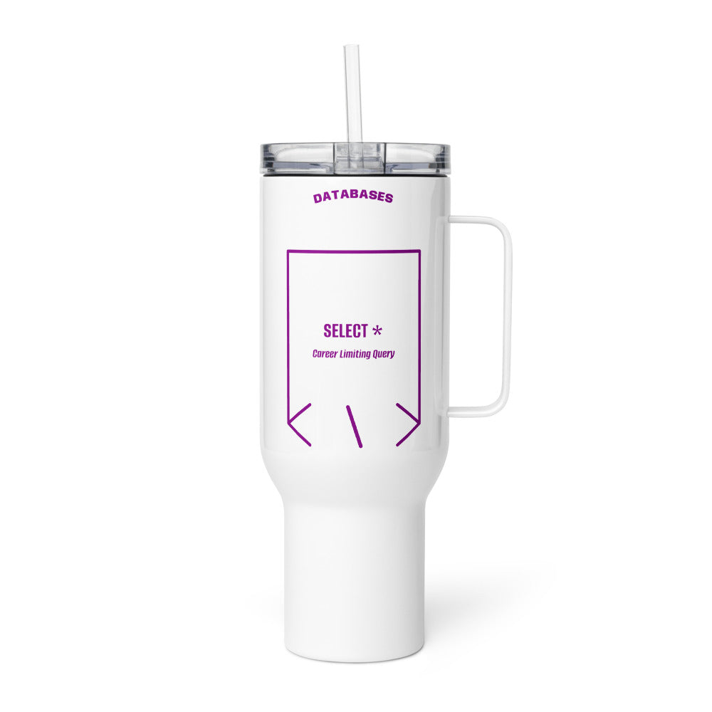SELECT * — White Purple back mockup (40 oz)