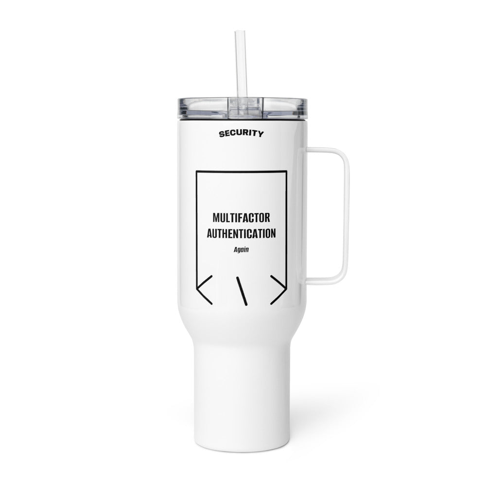 Multifactor Authentication — White Black back mockup (40 oz)