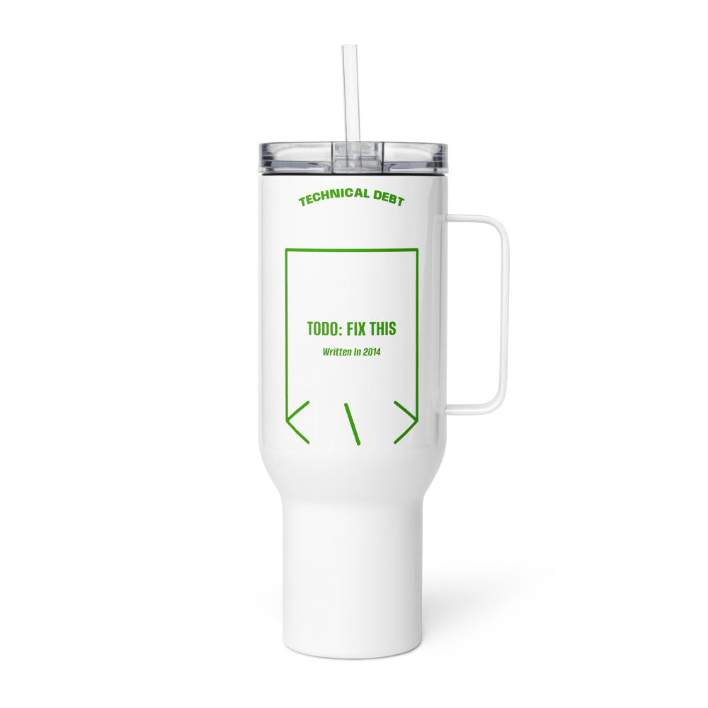 TODO: Fix This — White Green back mockup (40 oz)