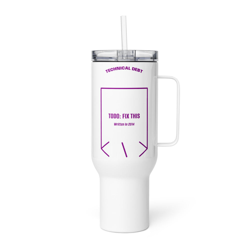 TODO: Fix This — White Purple back mockup (40 oz)