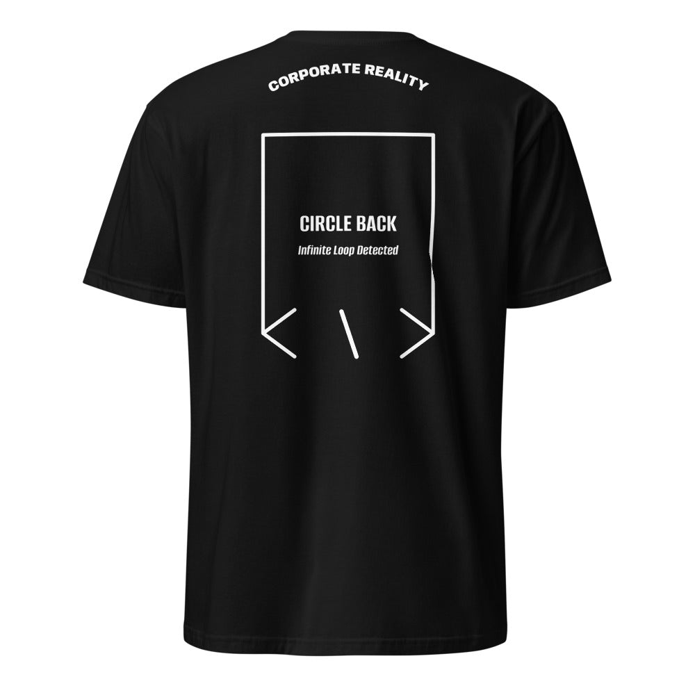 Circle Back — Black White back mockup