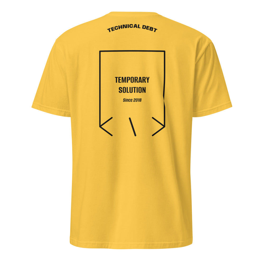 Temporary Solution — secondary back mockup