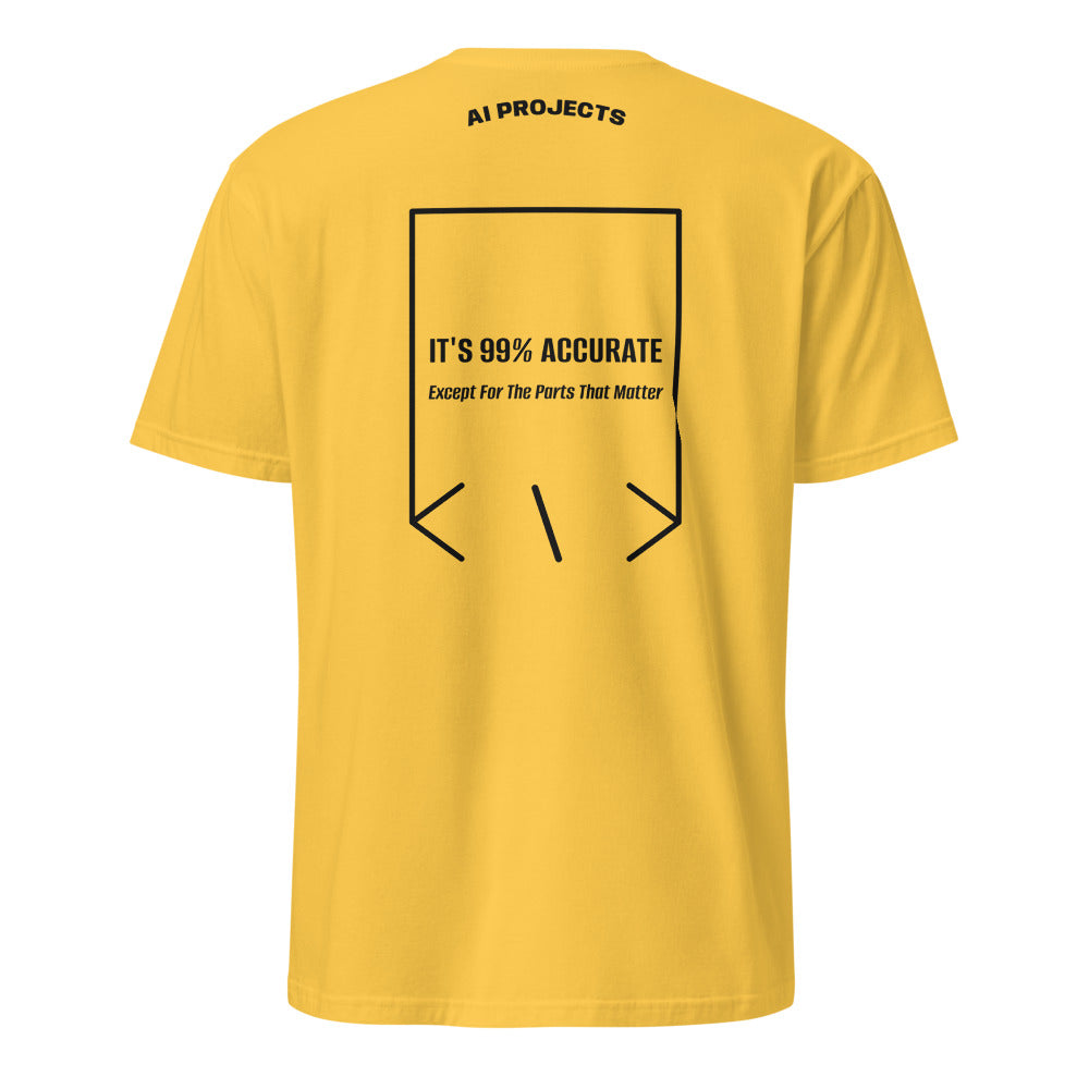 It's 99% Accurate — Daisy Black back mockup