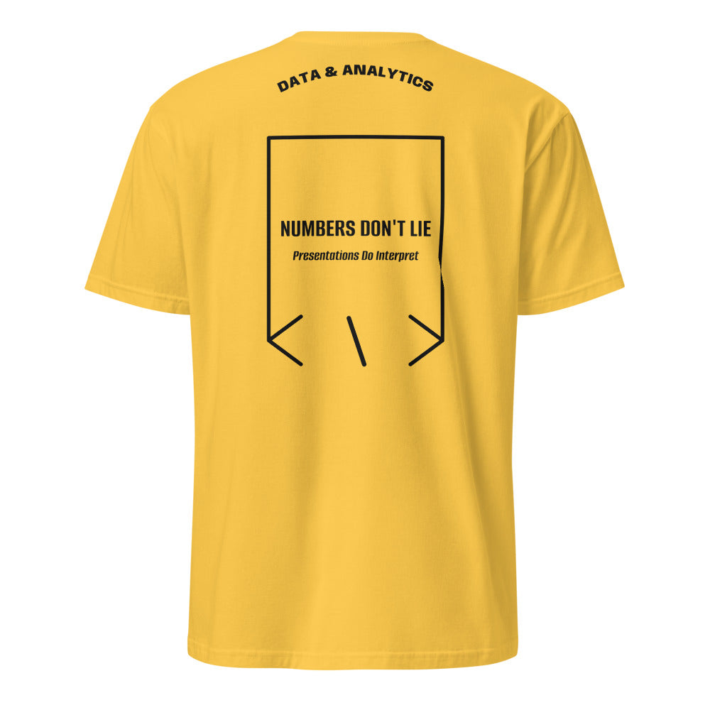 Numbers Don't Lie — Daisy Black back mockup