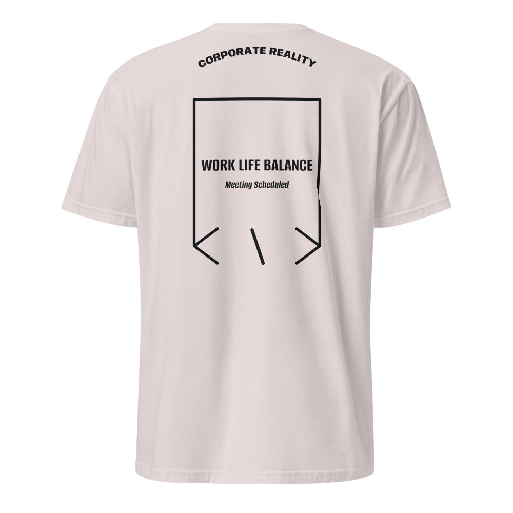 Work Life Balance — Ice Grey Black back mockup