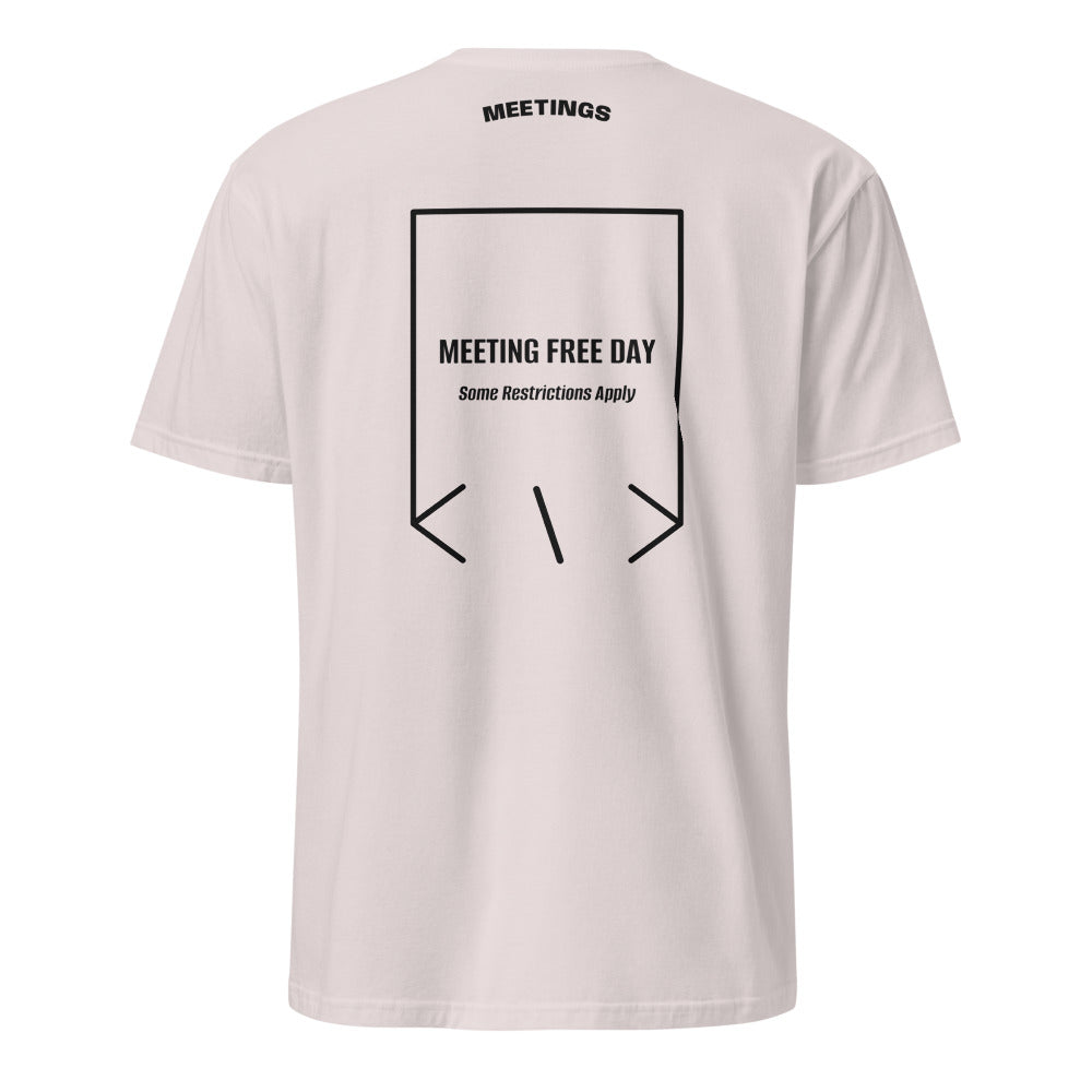 Meeting Free Day — Ice Grey Black back mockup