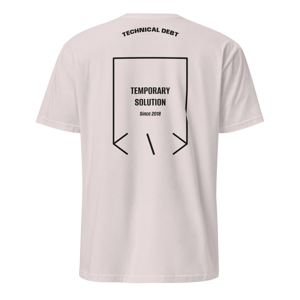 Temporary Solution — Ice Grey Black back mockup