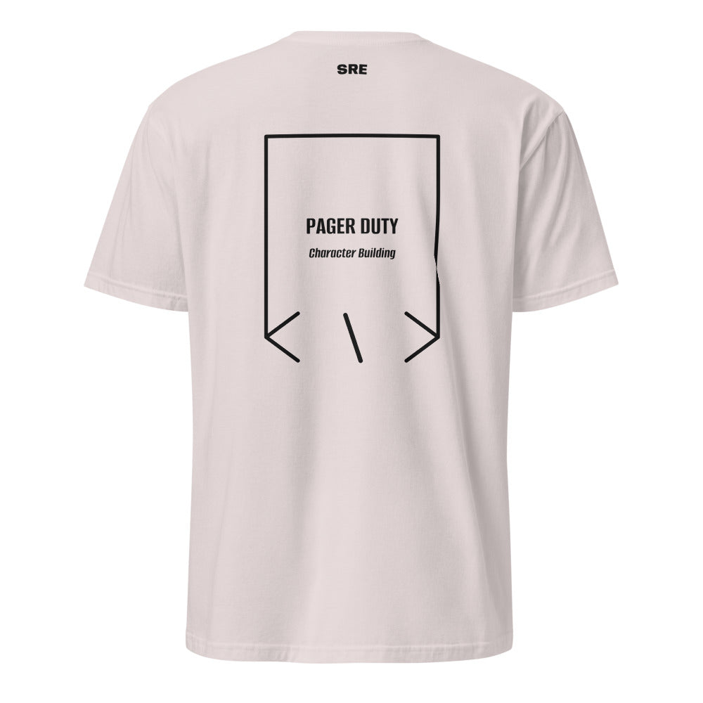 Pager Duty — Ice Grey Black back mockup