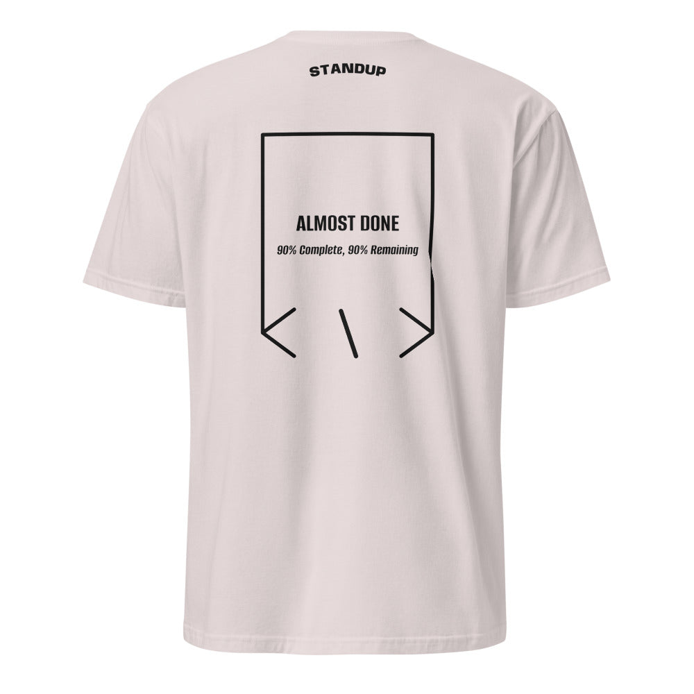 Almost Done — Ice Grey Black back mockup