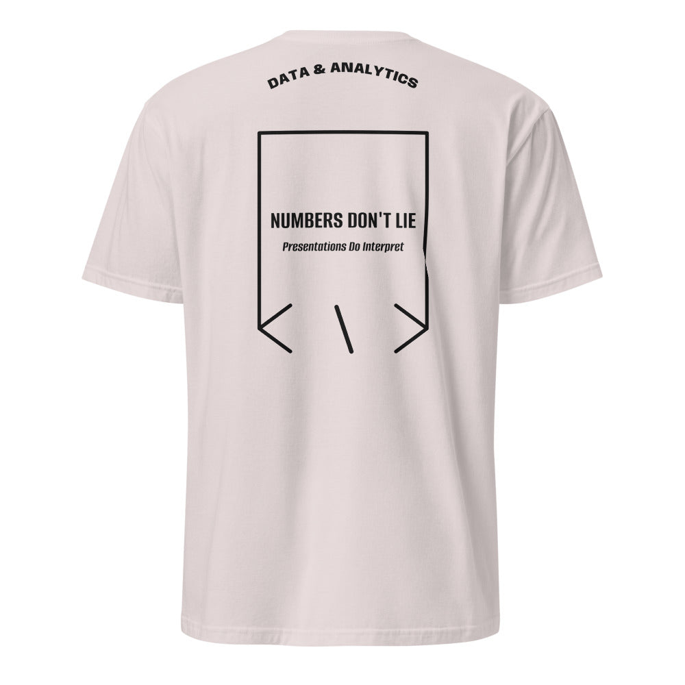 Numbers Don't Lie — Ice Grey Black back mockup