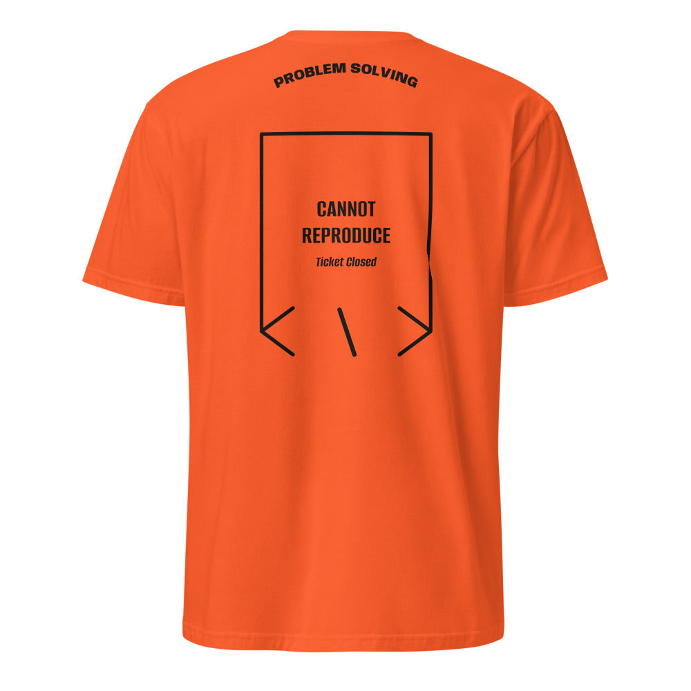 Cannot Reproduce — Orange Black back mockup