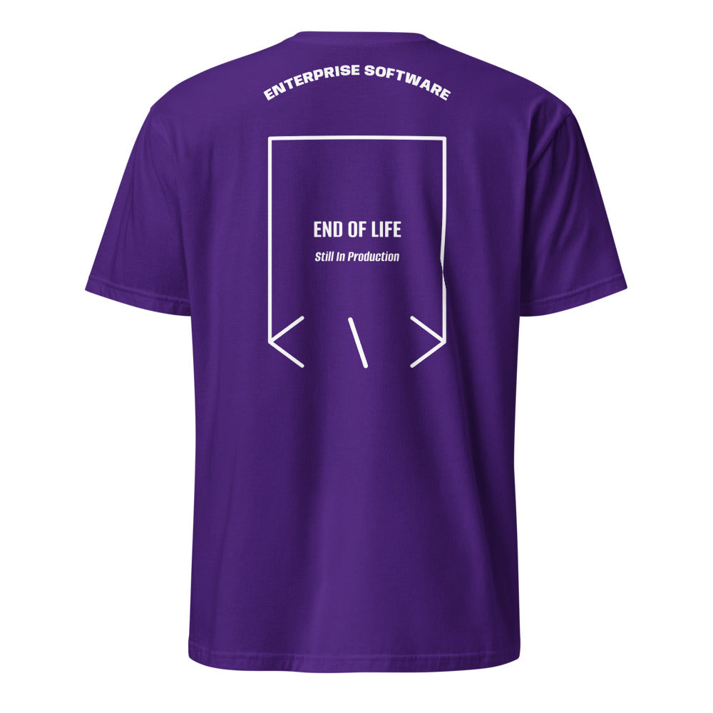 End Of Life — Purple White back mockup