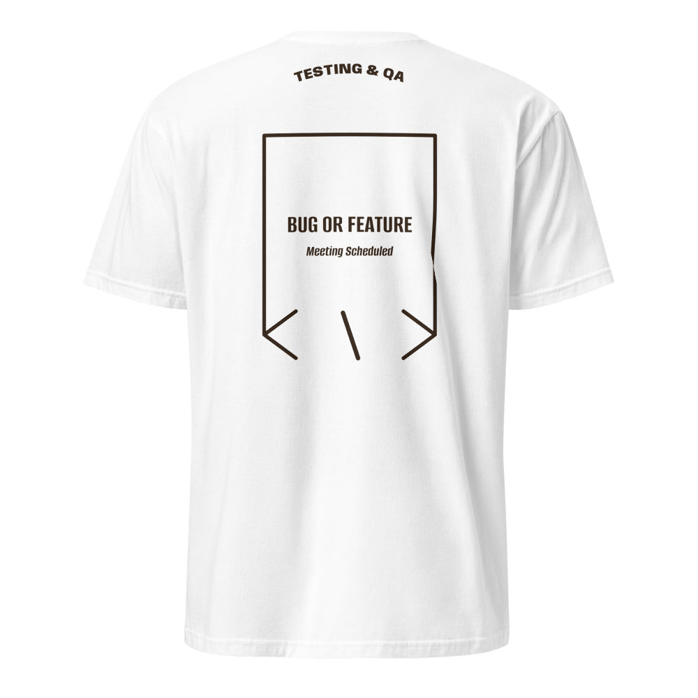 Bug Or Feature — White Dark Chocolate back mockup