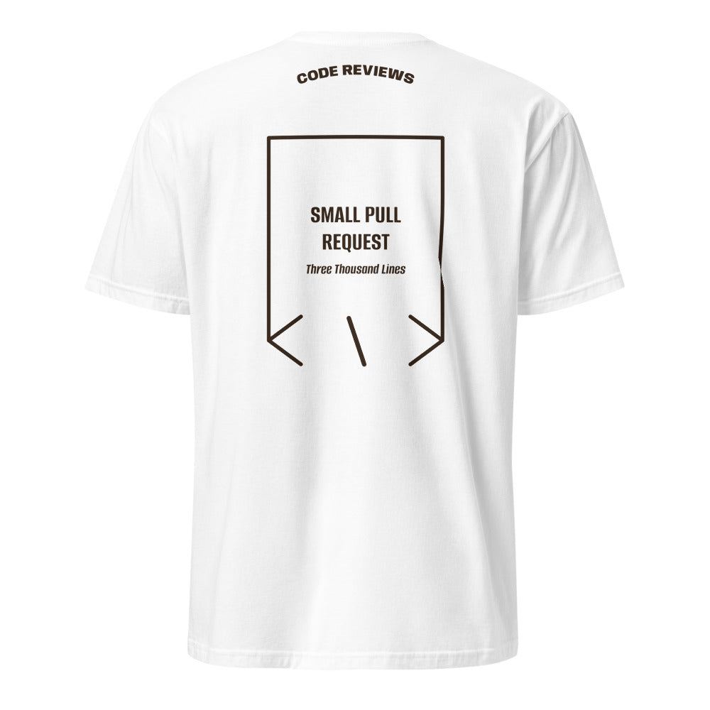 Small Pull Request — White Dark Chocolate back mockup