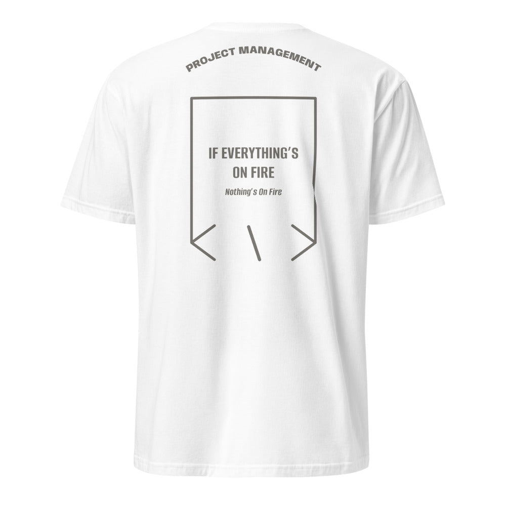 If Everything’s On Fire — White Charcoal back mockup