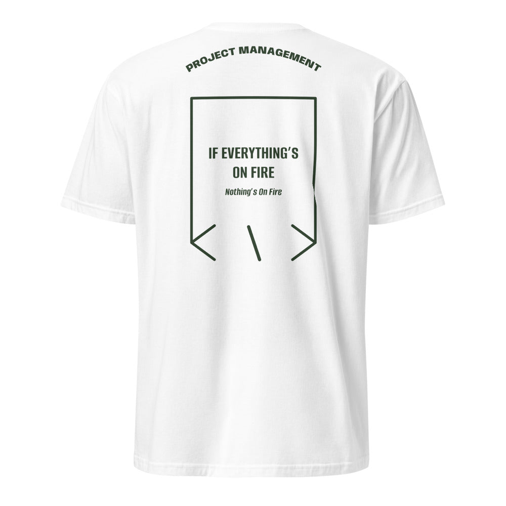 If Everything’s On Fire — White Forest Green back mockup