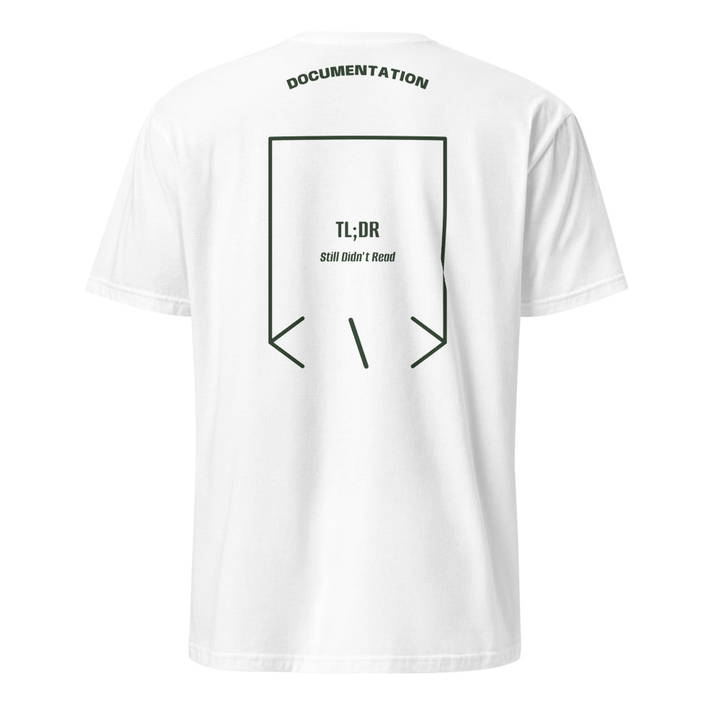 TL;DR — White Forest Green back mockup