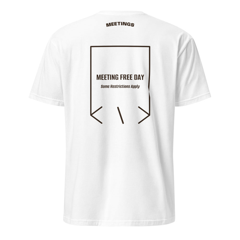 Meeting Free Day — White Dark Chocolate back mockup