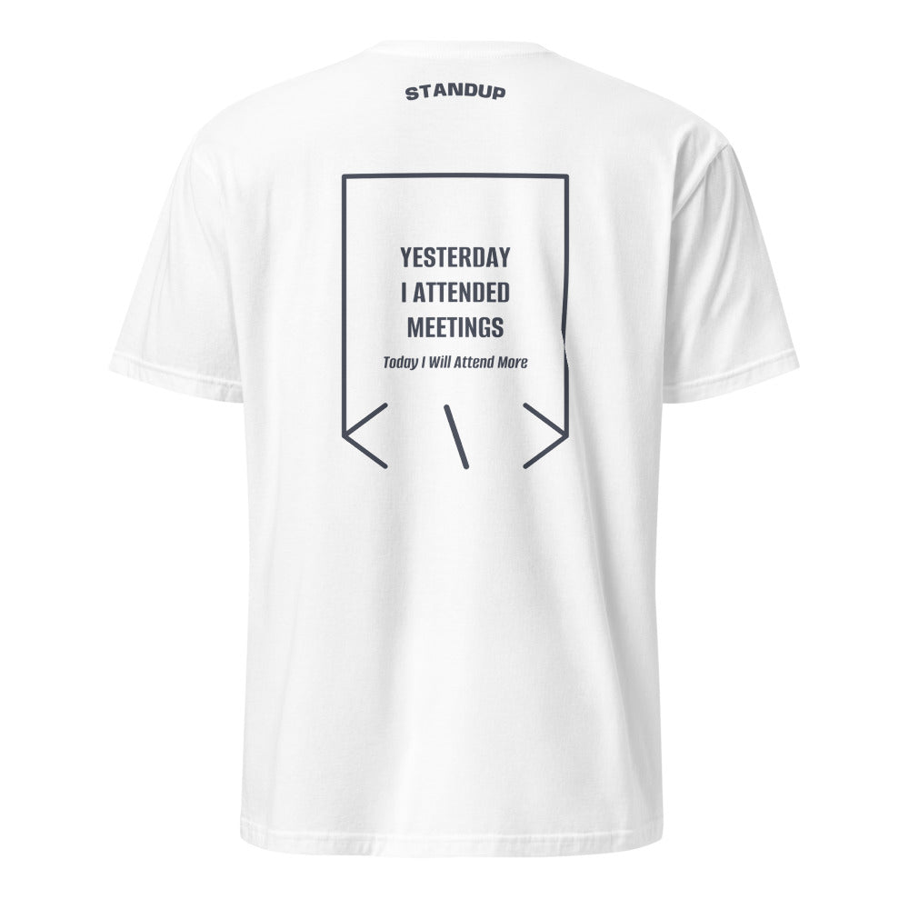 Yesterday I Attended Meetings — secondary back mockup