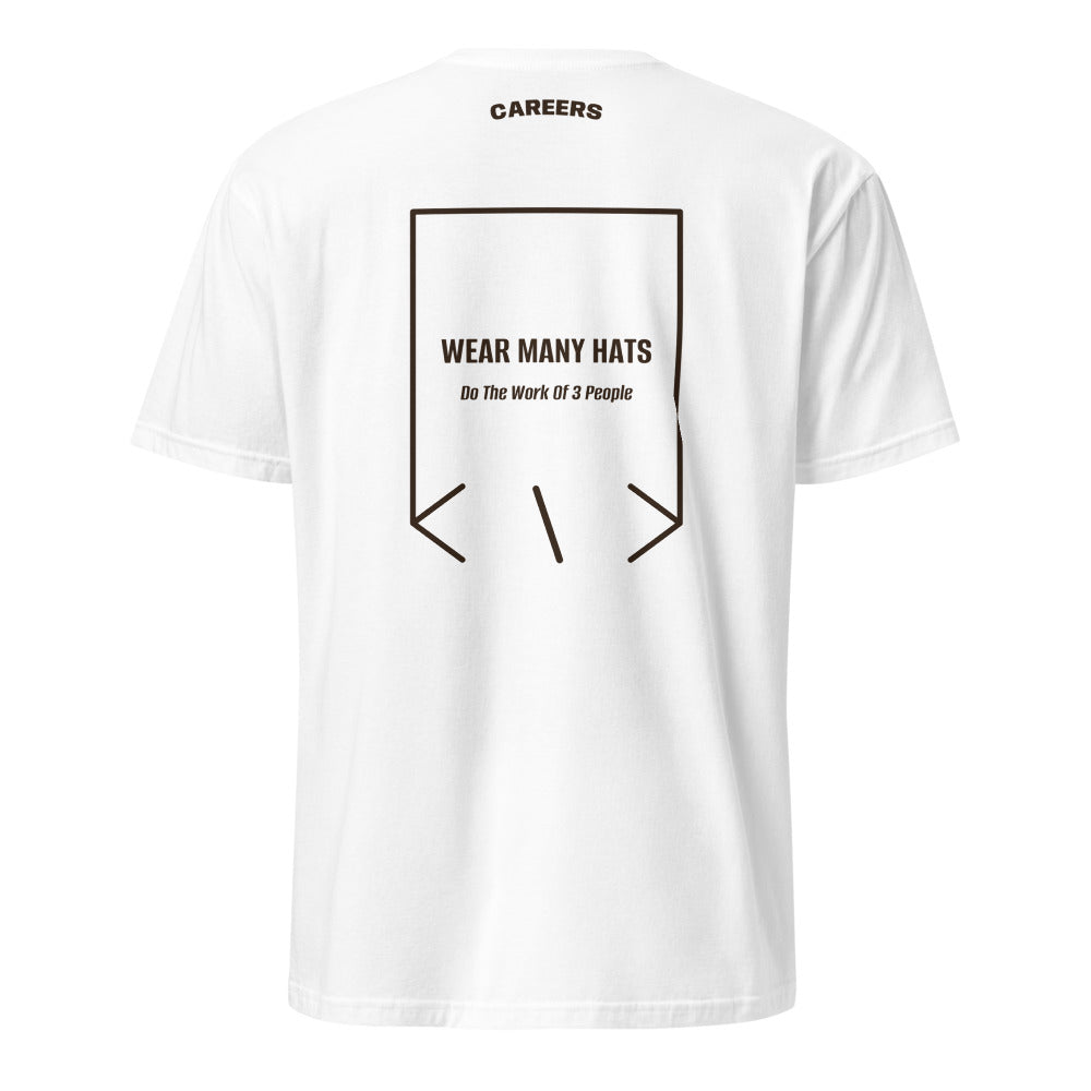 Wear Many Hats — White Dark Chocolate back mockup