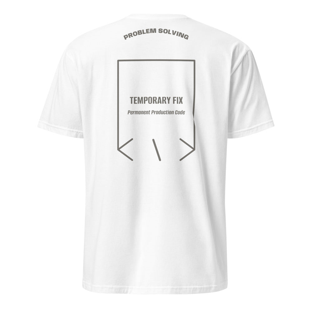 Temporary Fix — White Charcoal back mockup