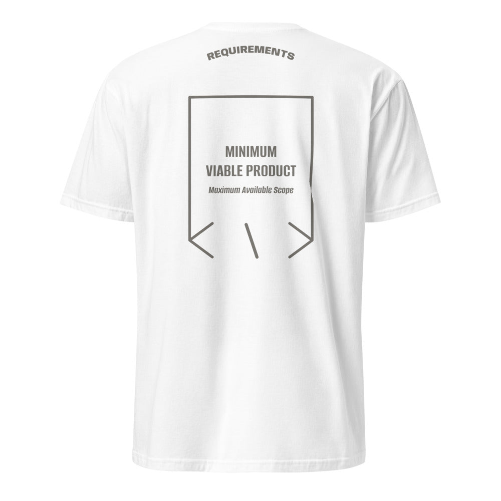 Minimum Viable Product — White Charcoal back mockup