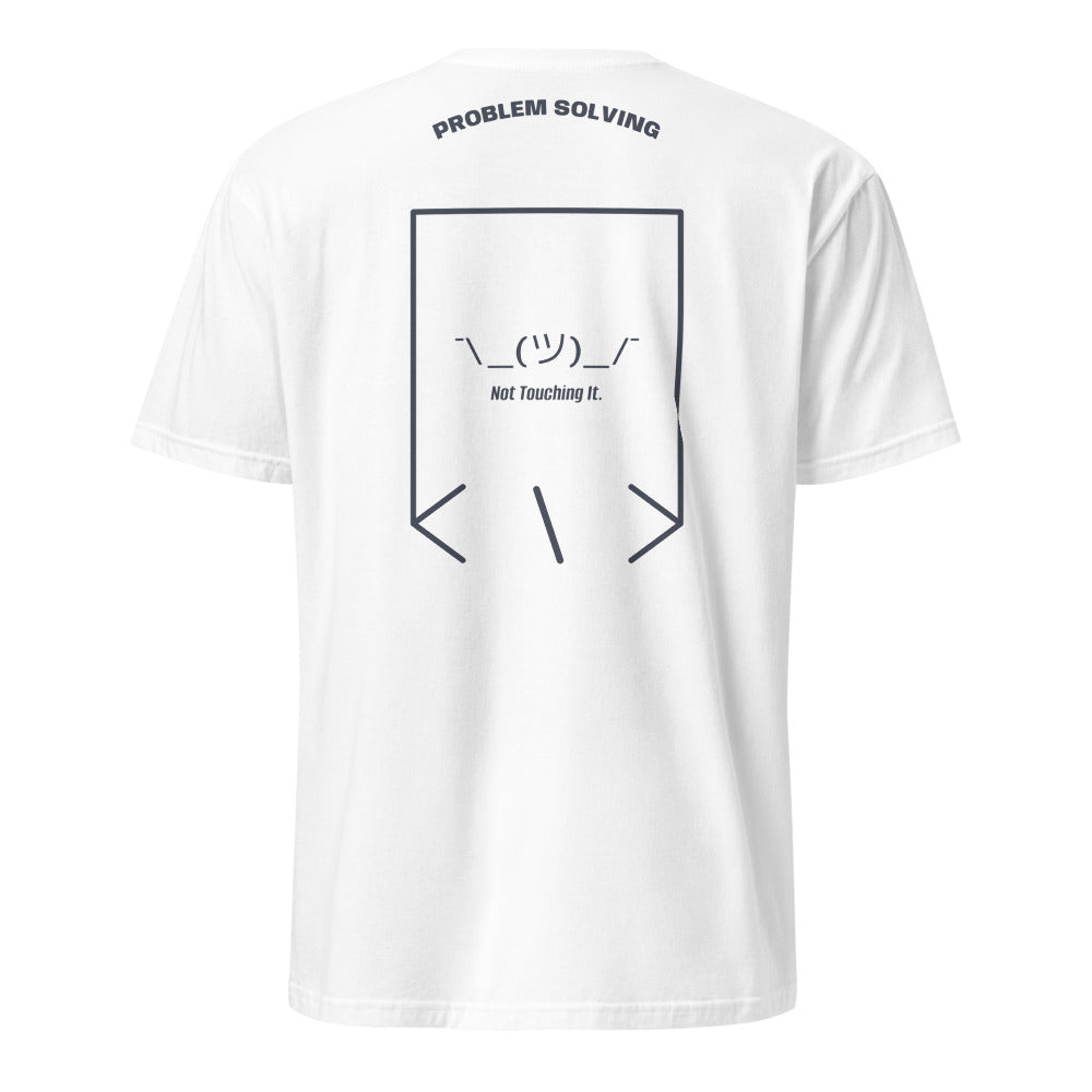 ¯\_(ツ)_/¯ — White Heather Navy back mockup