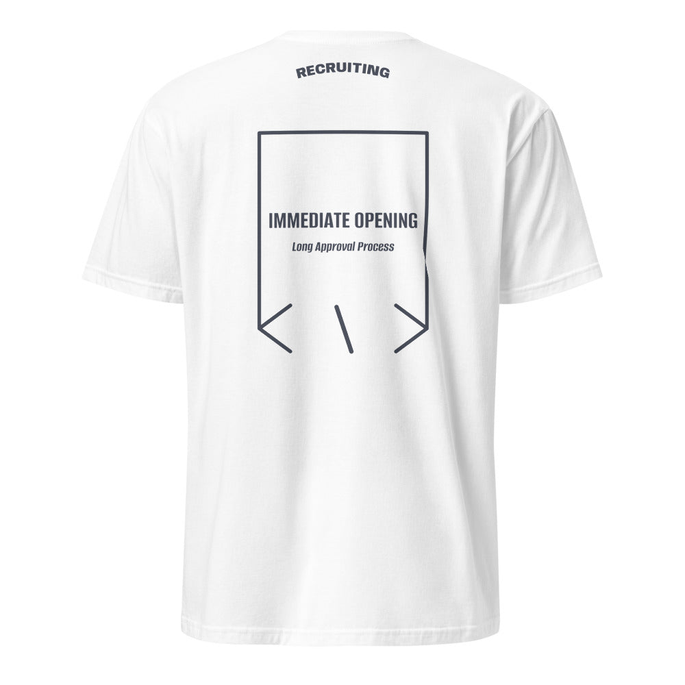 Immediate Opening — White Heather Navy back mockup