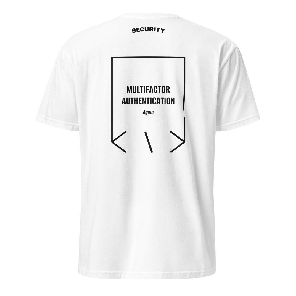 Multifactor Authentication — White Black back mockup