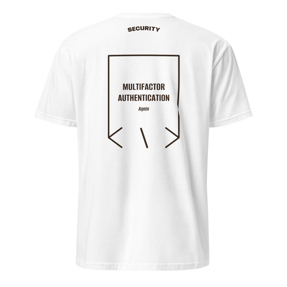 Multifactor Authentication — White Dark Chocolate back mockup