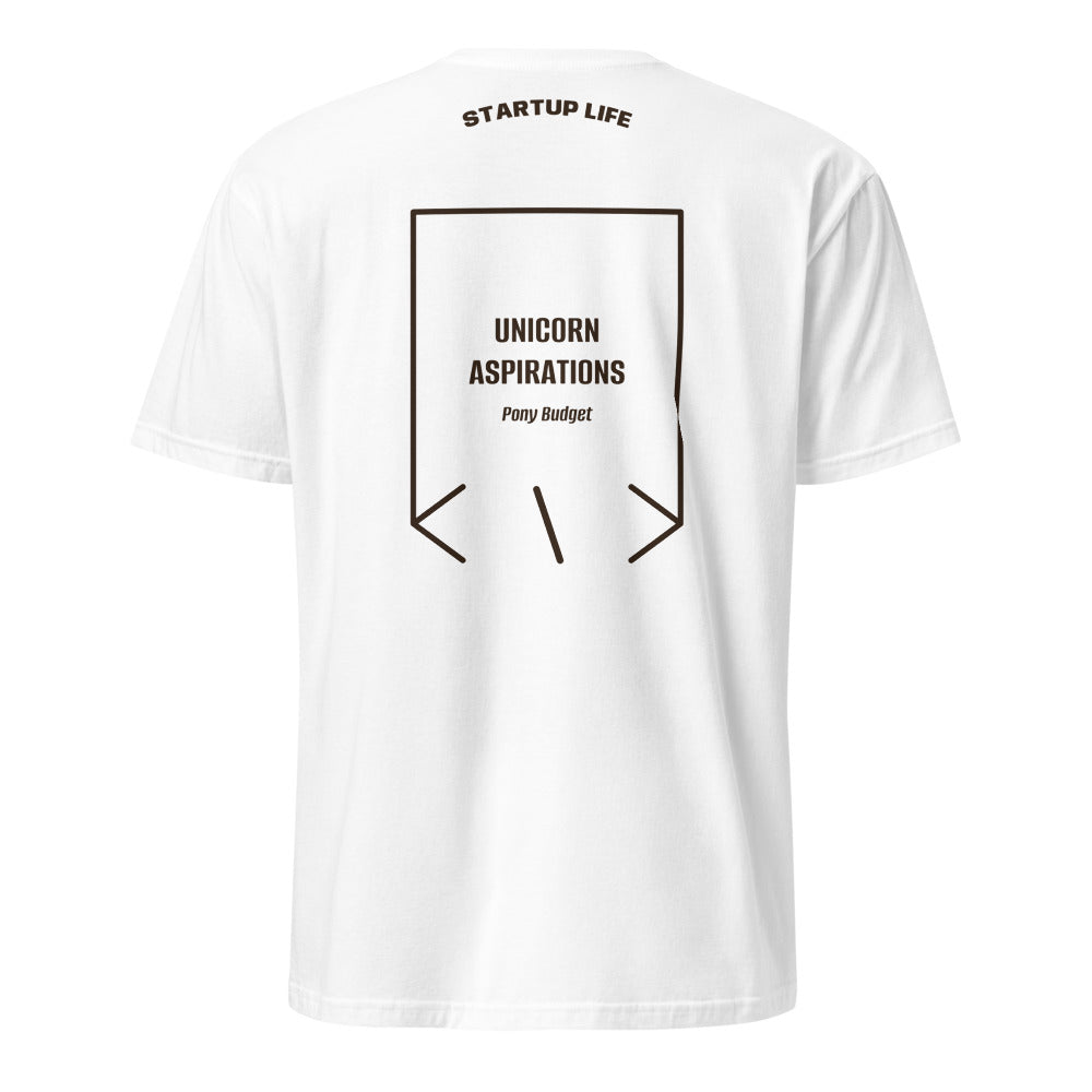 Unicorn Aspirations — White Dark Chocolate back mockup