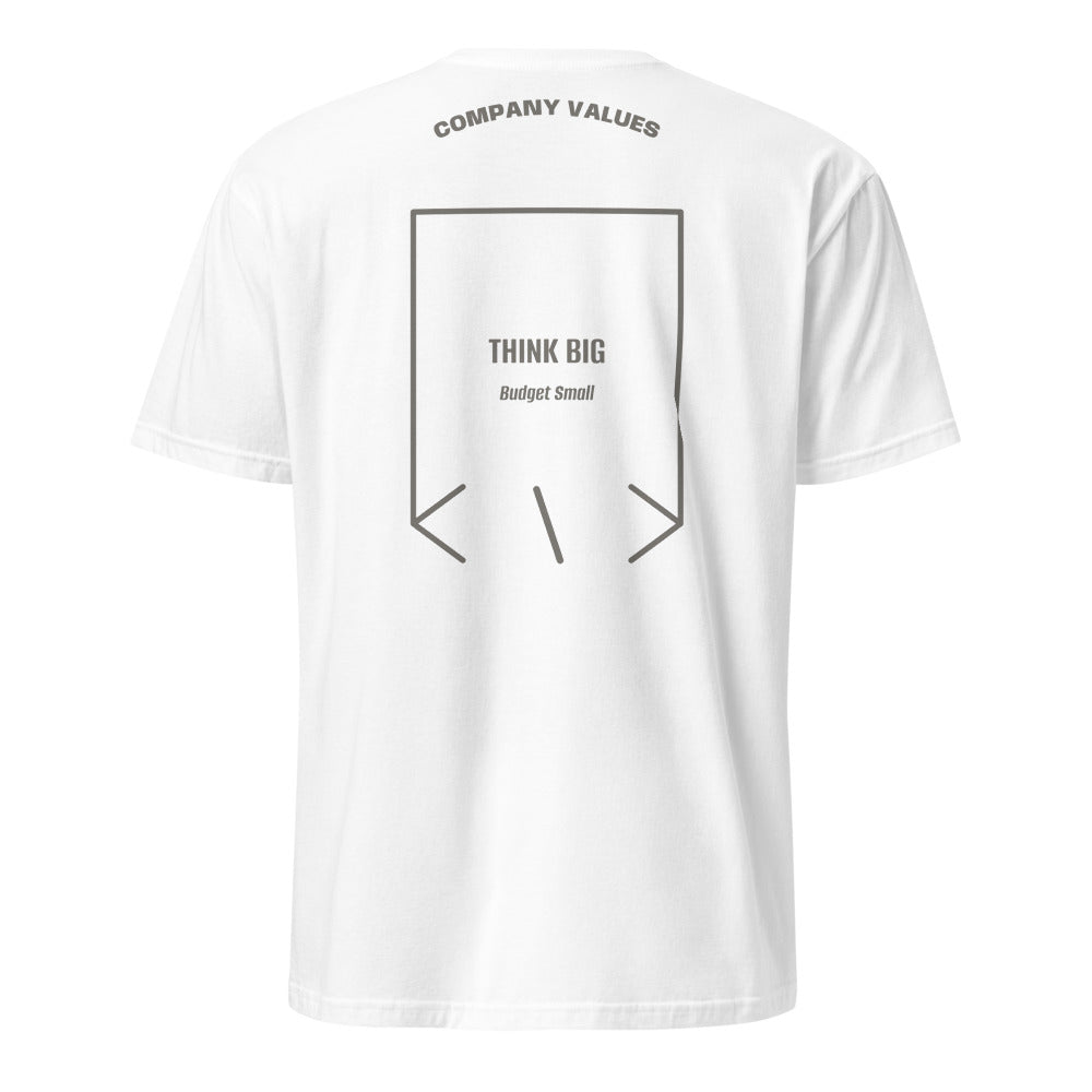 Think Big — White Charcoal back mockup