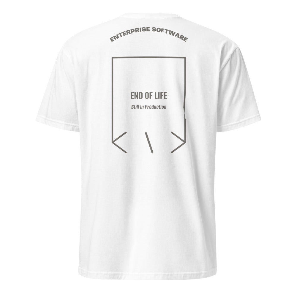 End Of Life — White Charcoal back mockup