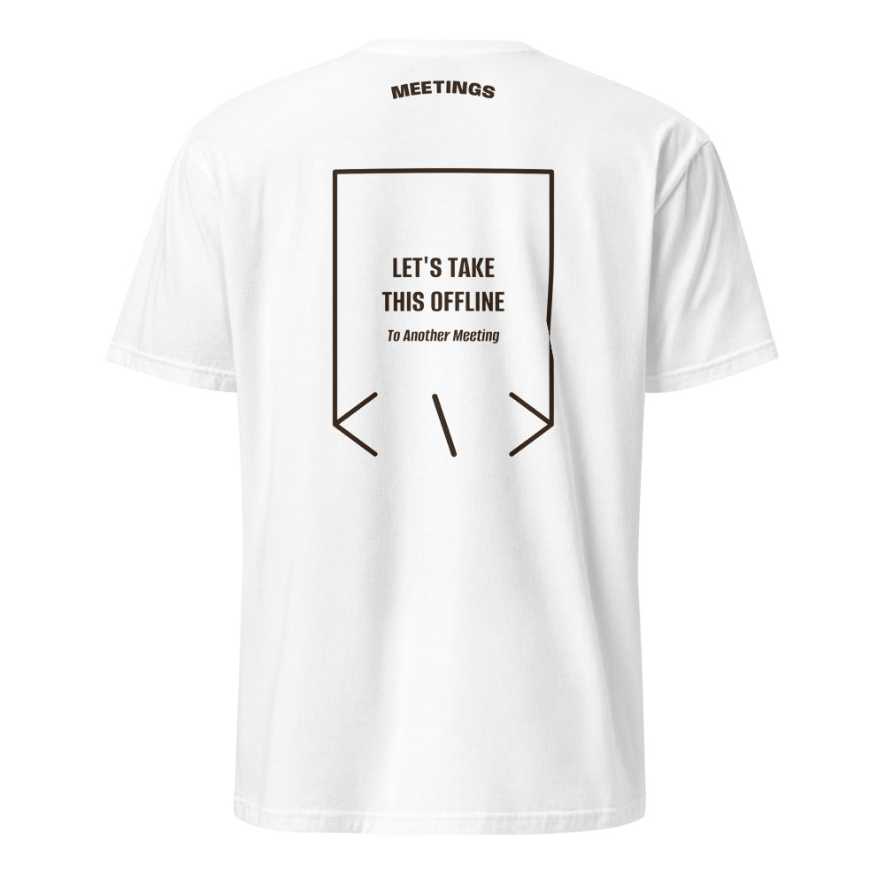 Let's Take This Offline — White Dark Chocolate back mockup
