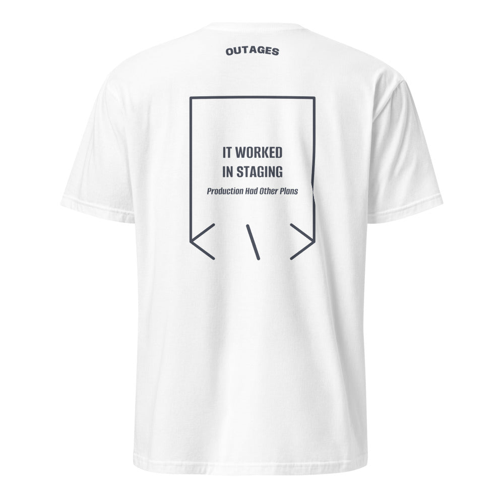 It Worked In Staging — White Heather Navy back mockup