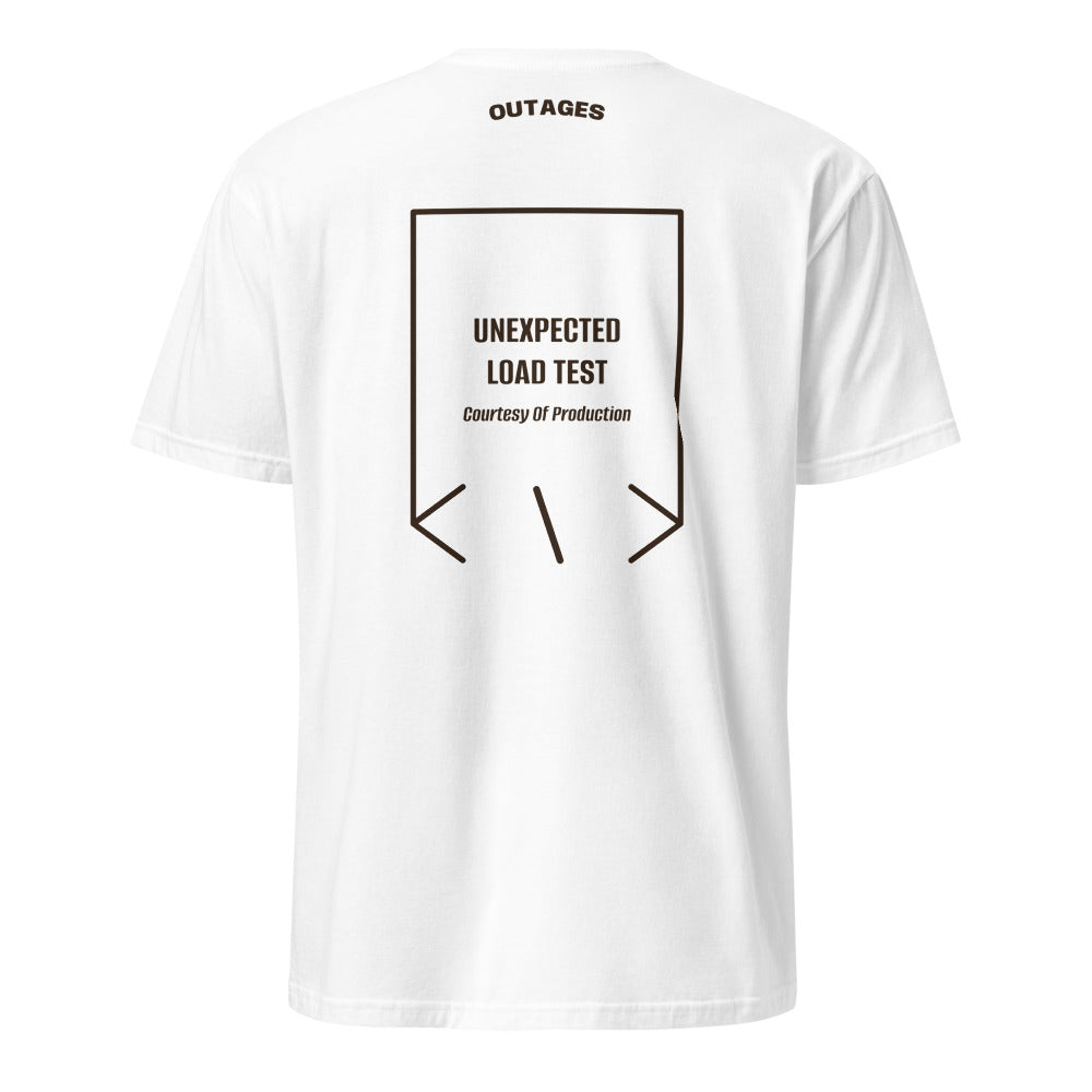 Unexpected Load Test — White Dark Chocolate back mockup