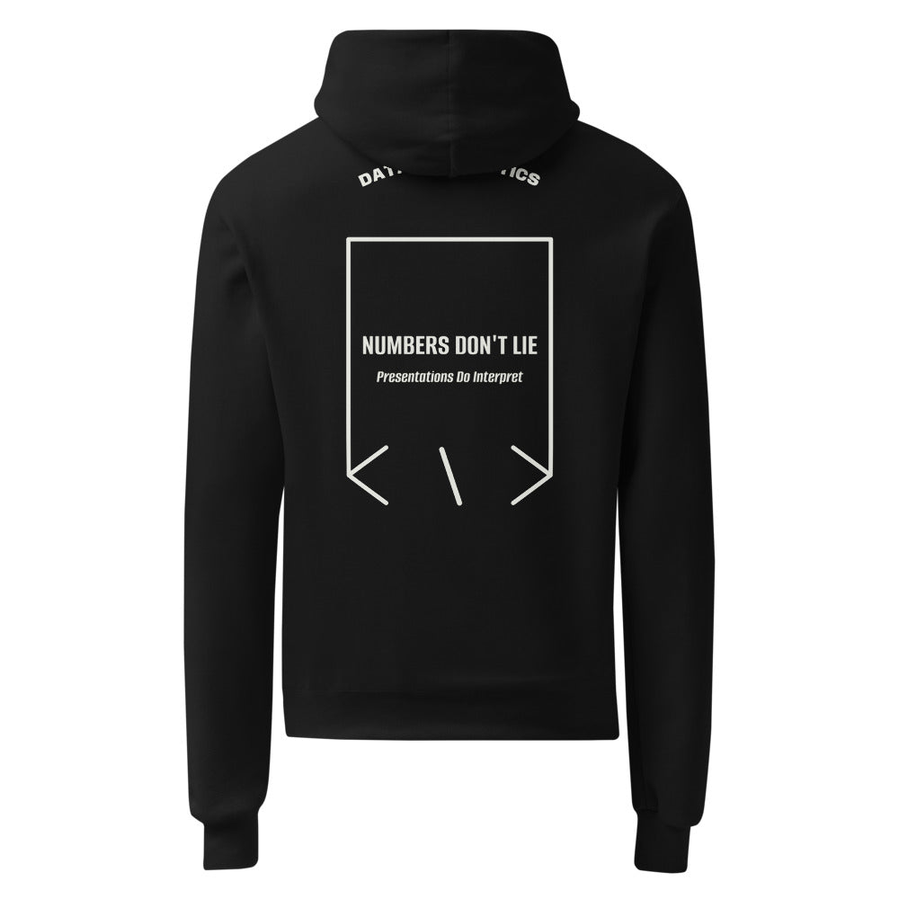 Numbers Don't Lie — Black Light Steel back mockup