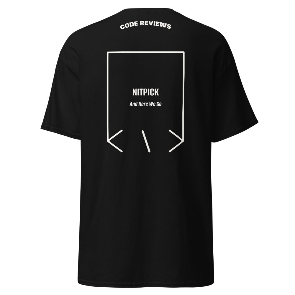 Nitpick — Black White back mockup