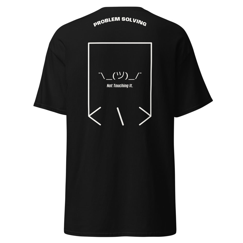 ¯\_(ツ)_/¯ — Black White back mockup