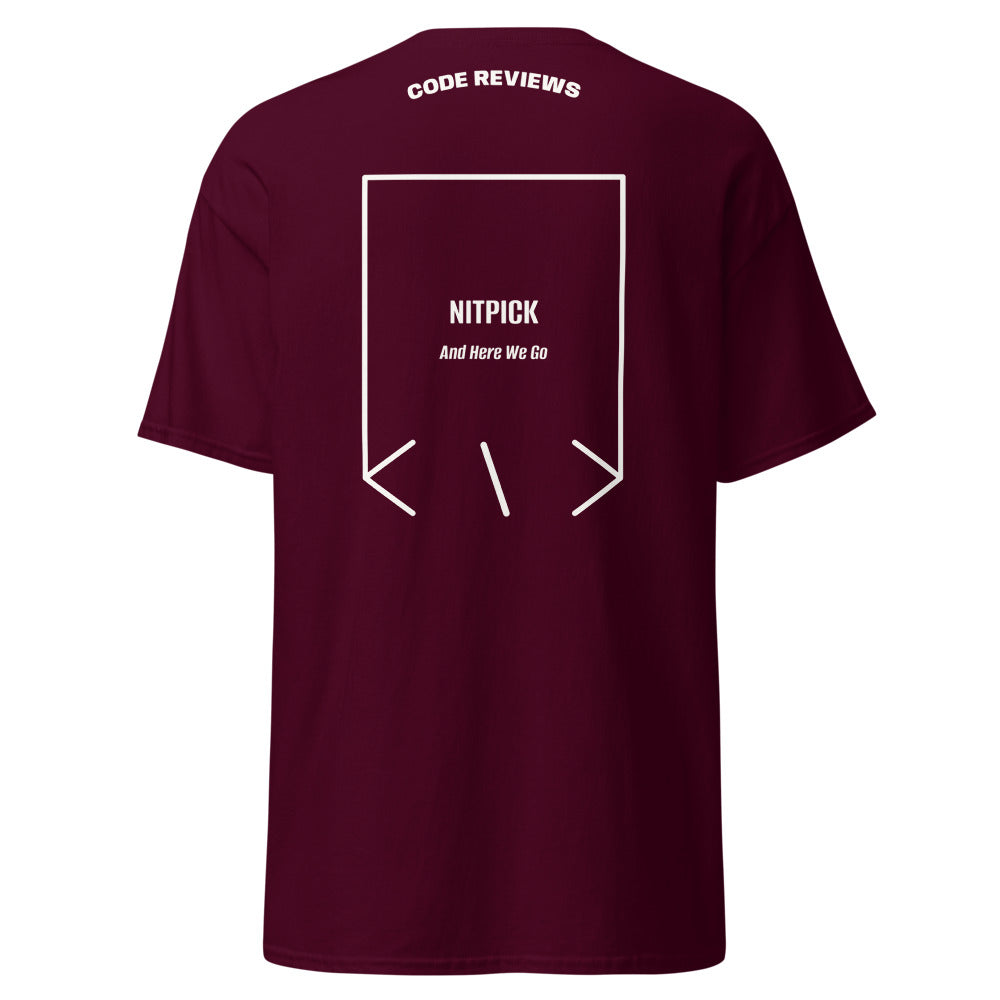 Nitpick — Maroon White back mockup