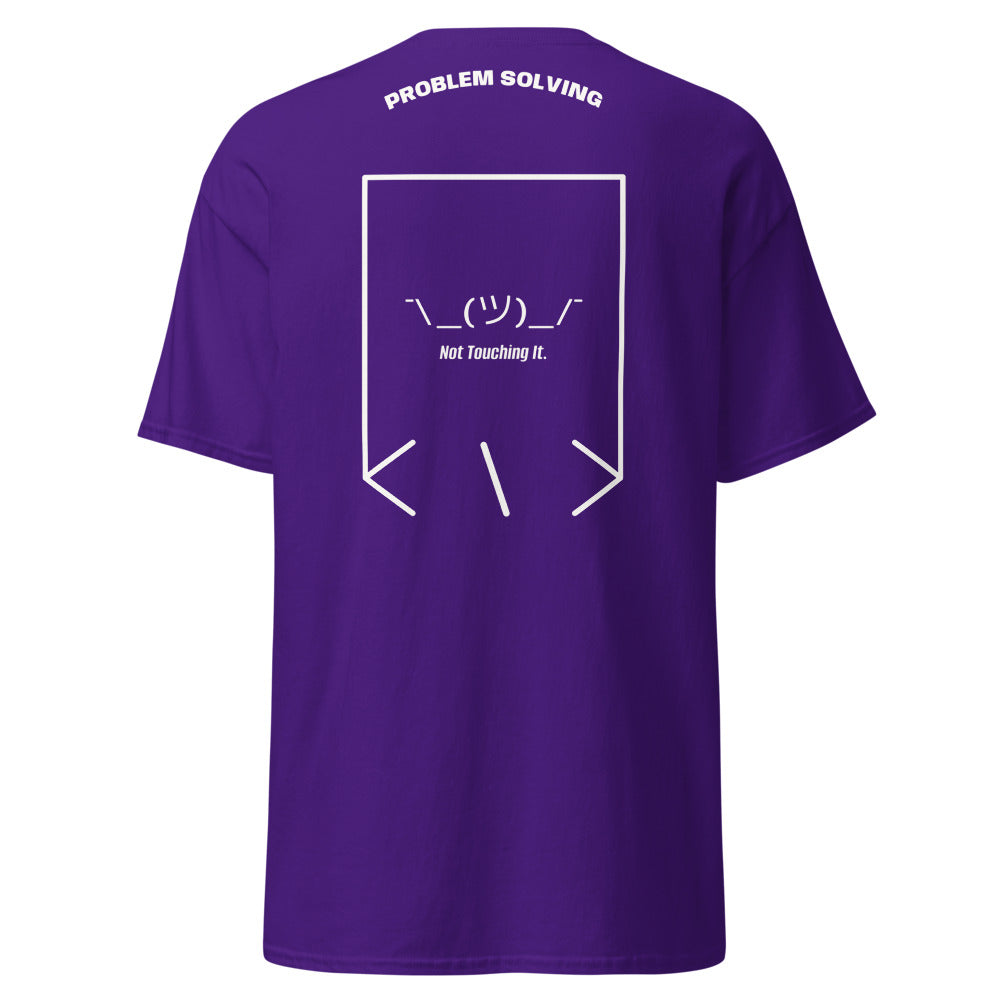 ¯\_(ツ)_/¯ — Purple White back mockup