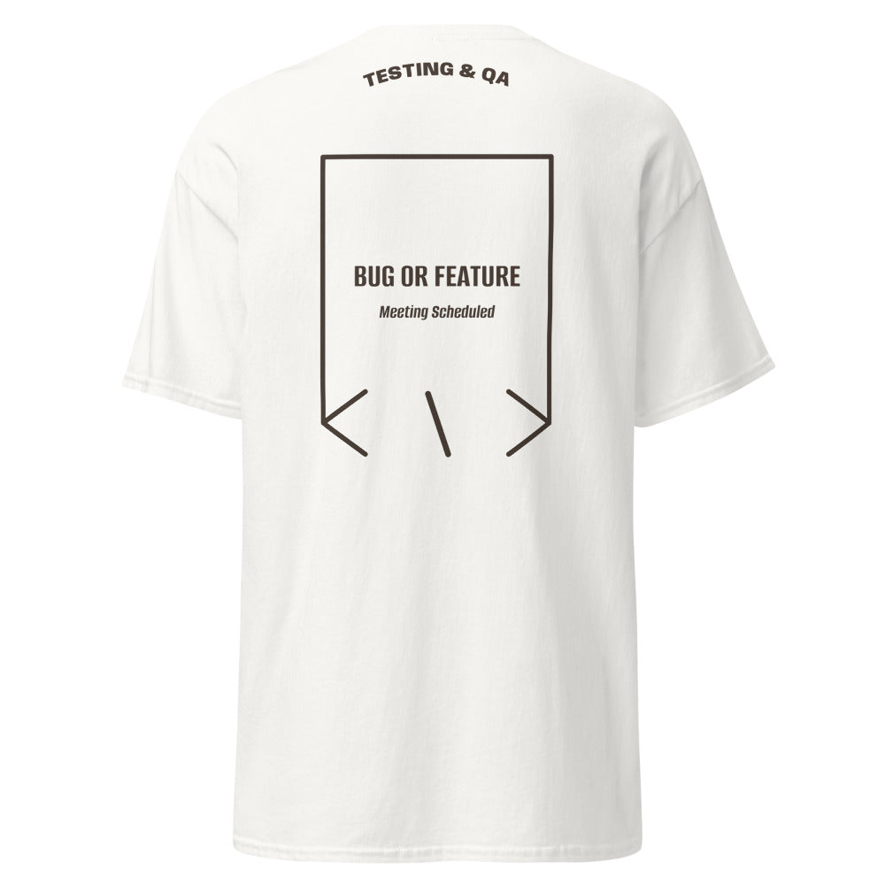 Bug Or Feature — White Dark Chocolate back mockup