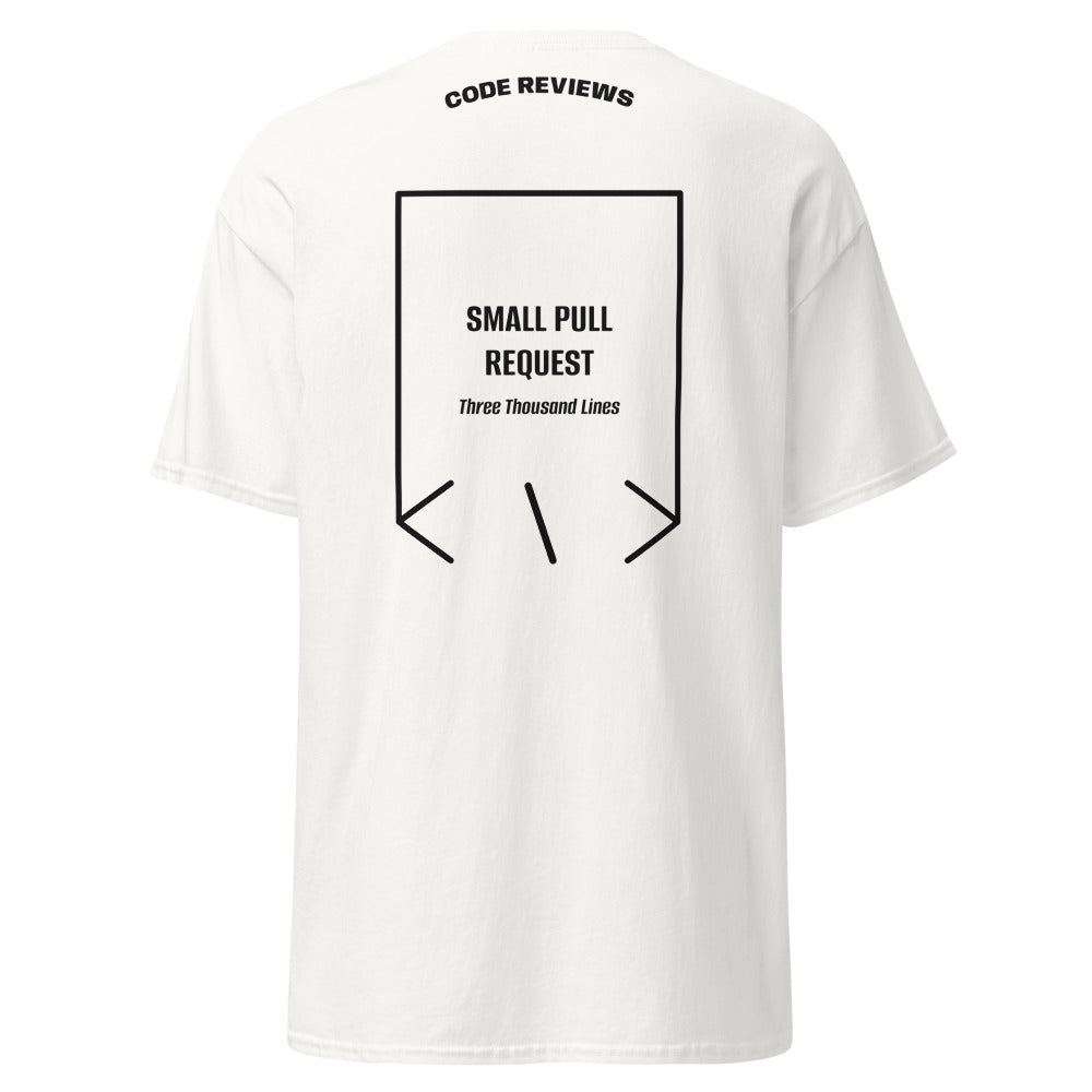 Small Pull Request — White Black back mockup